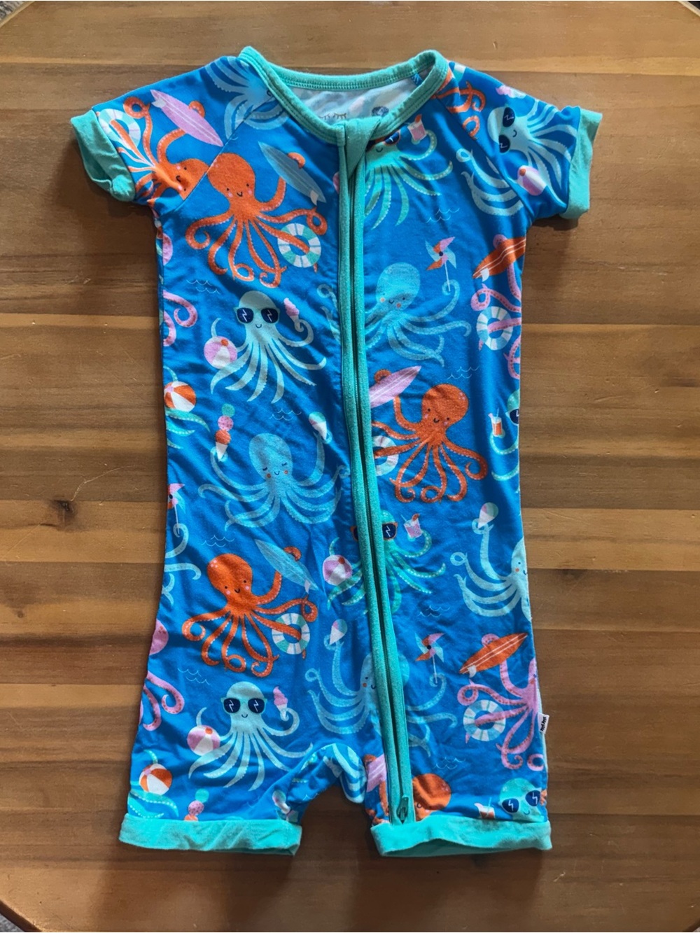 Little Sleepies Under the Sea Shorty Romper